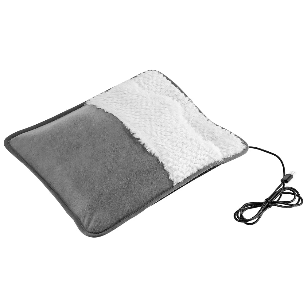 Electric Foot Heating Pad and Warmer Mat for Cold Winter Days at Home or Office - 16