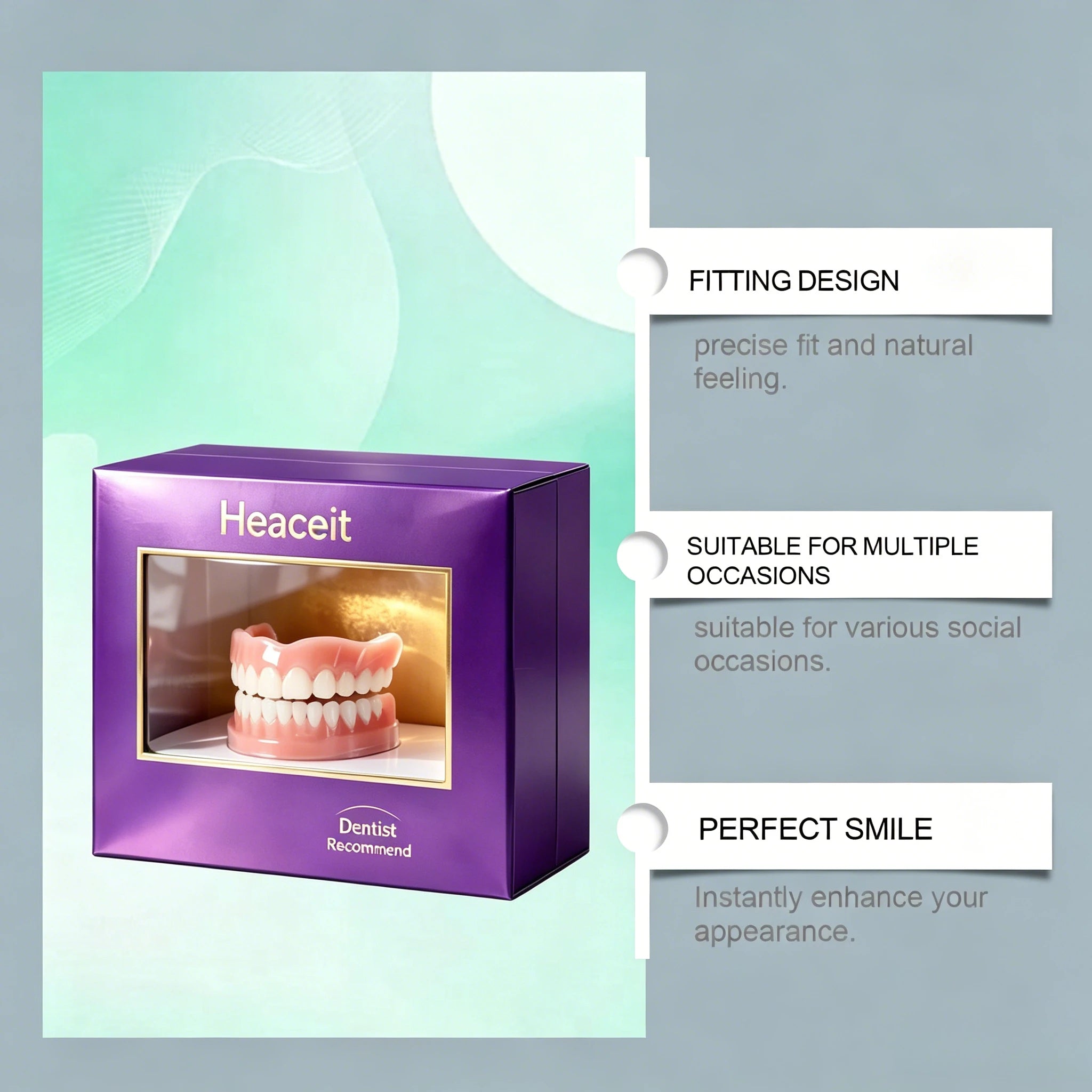 Cosmetic Dentures and Fake Teeth for Daily Smile Enhancement and Confidence - 2
