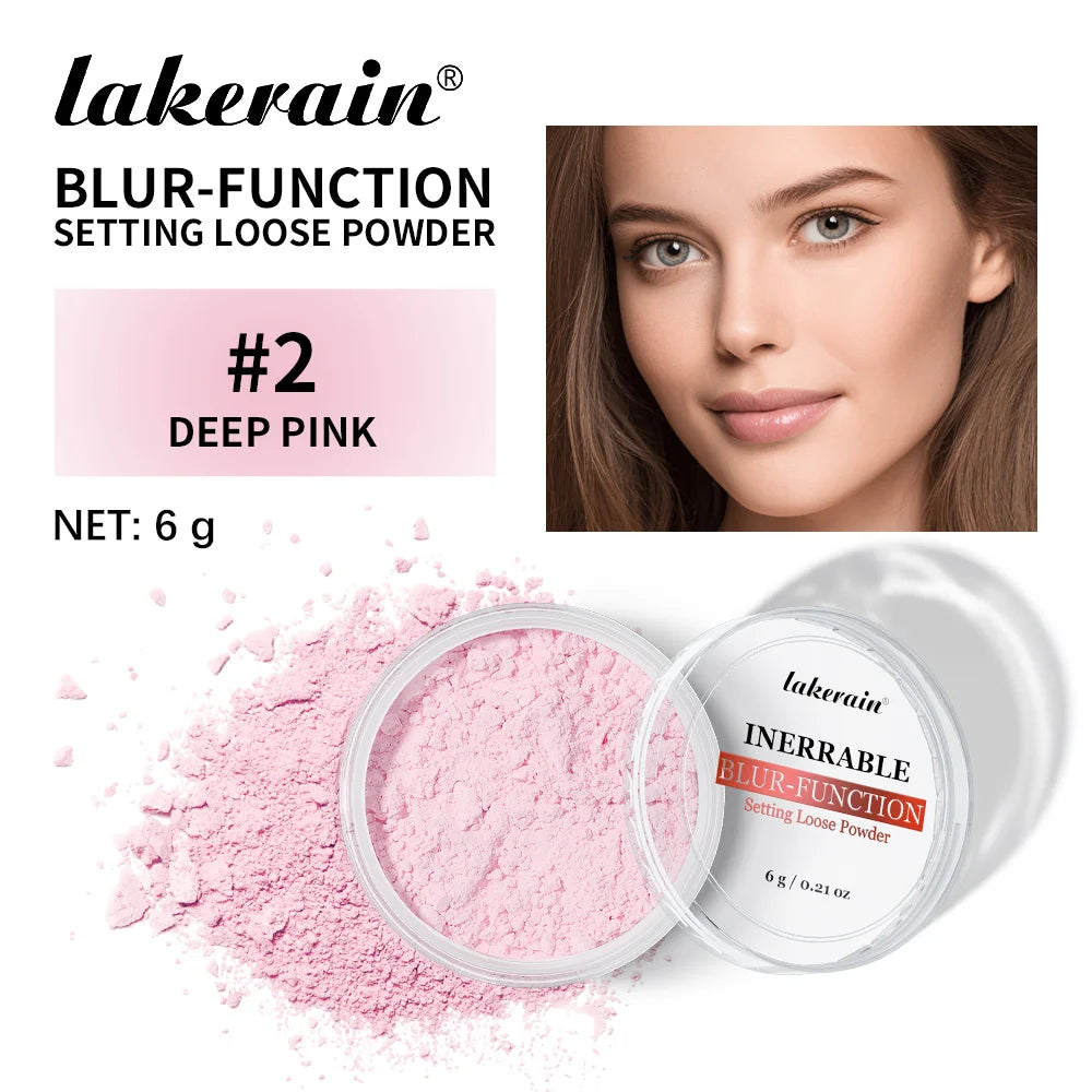 Loose Baking Setting Powder and Face Finishing Dust for Long Lasting Matte Makeup