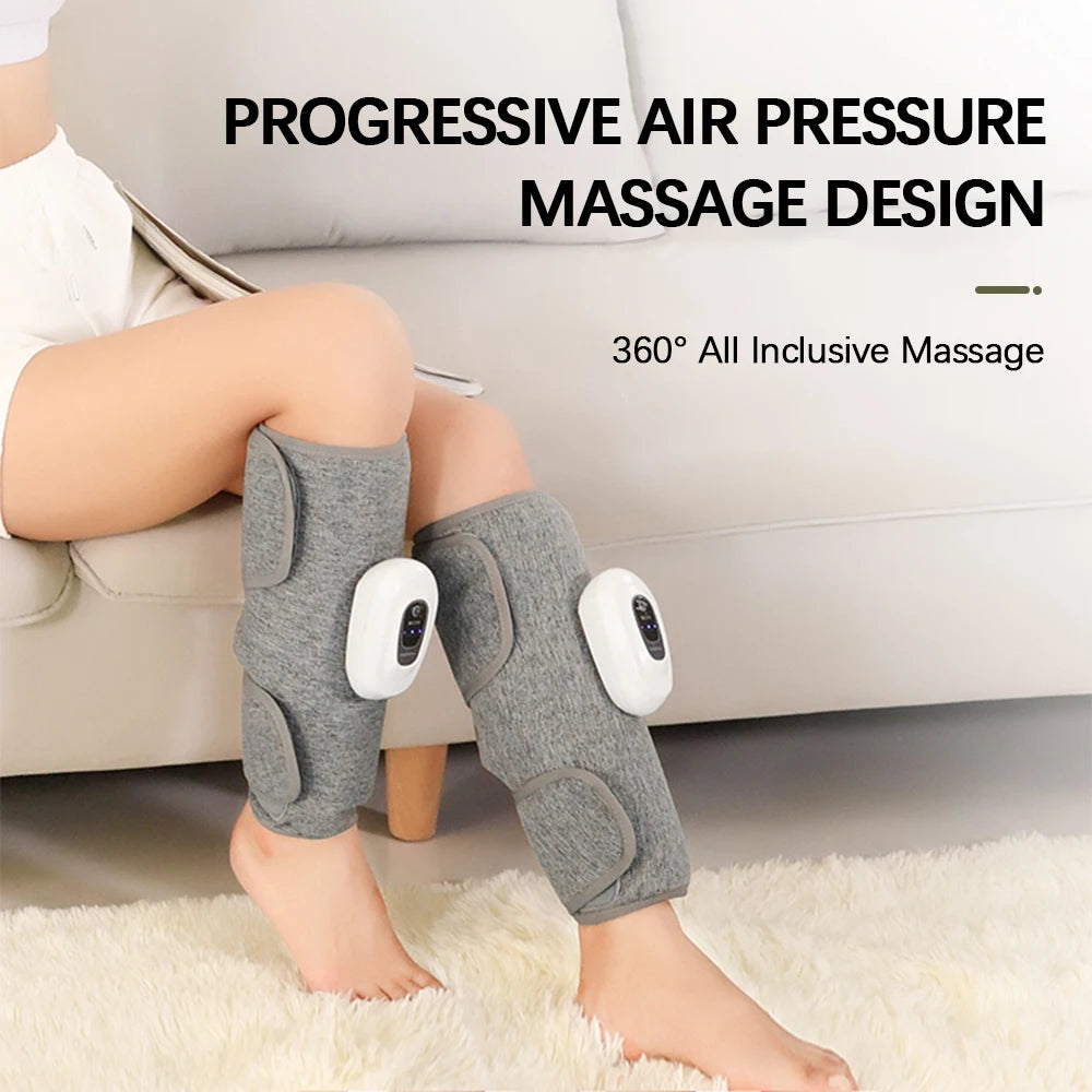 Wireless Calf Massager and Leg Compression Wrap for Recovery and Circulation - 1