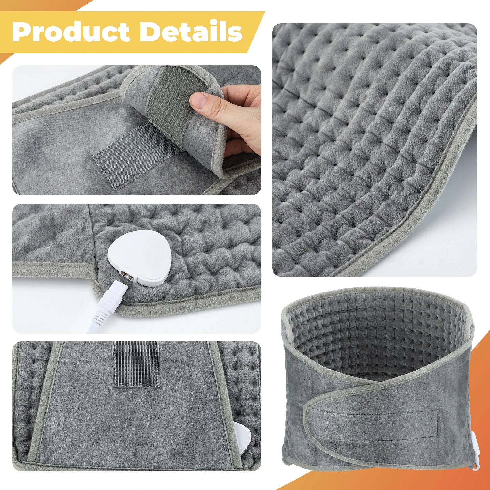 Electric Heating Waist Belt and Thermal Pad for Comfort During Cold Winters - 6