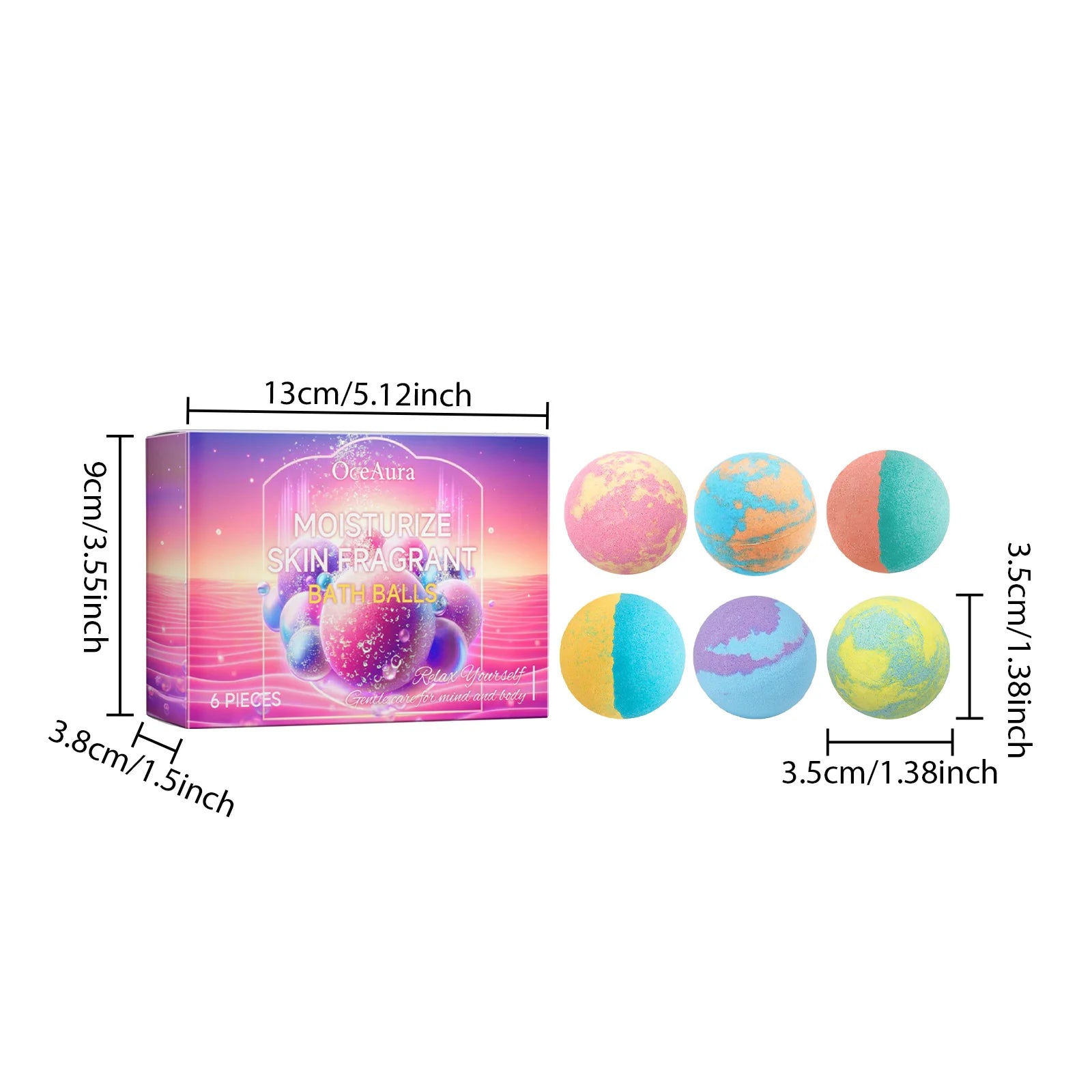 Bath Bombs and Fragrant Spa Balls for Deep Body Relaxation and Skin Care - 10