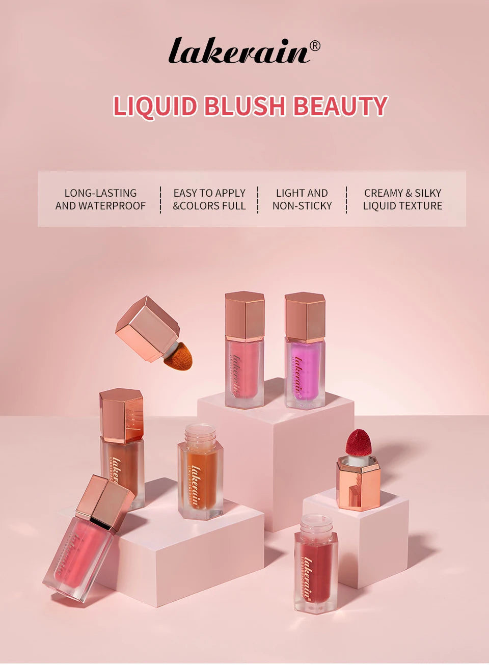 Liquid Blush and Cream Face Tint for a Natural Long Lasting Matte Makeup Finish - 7