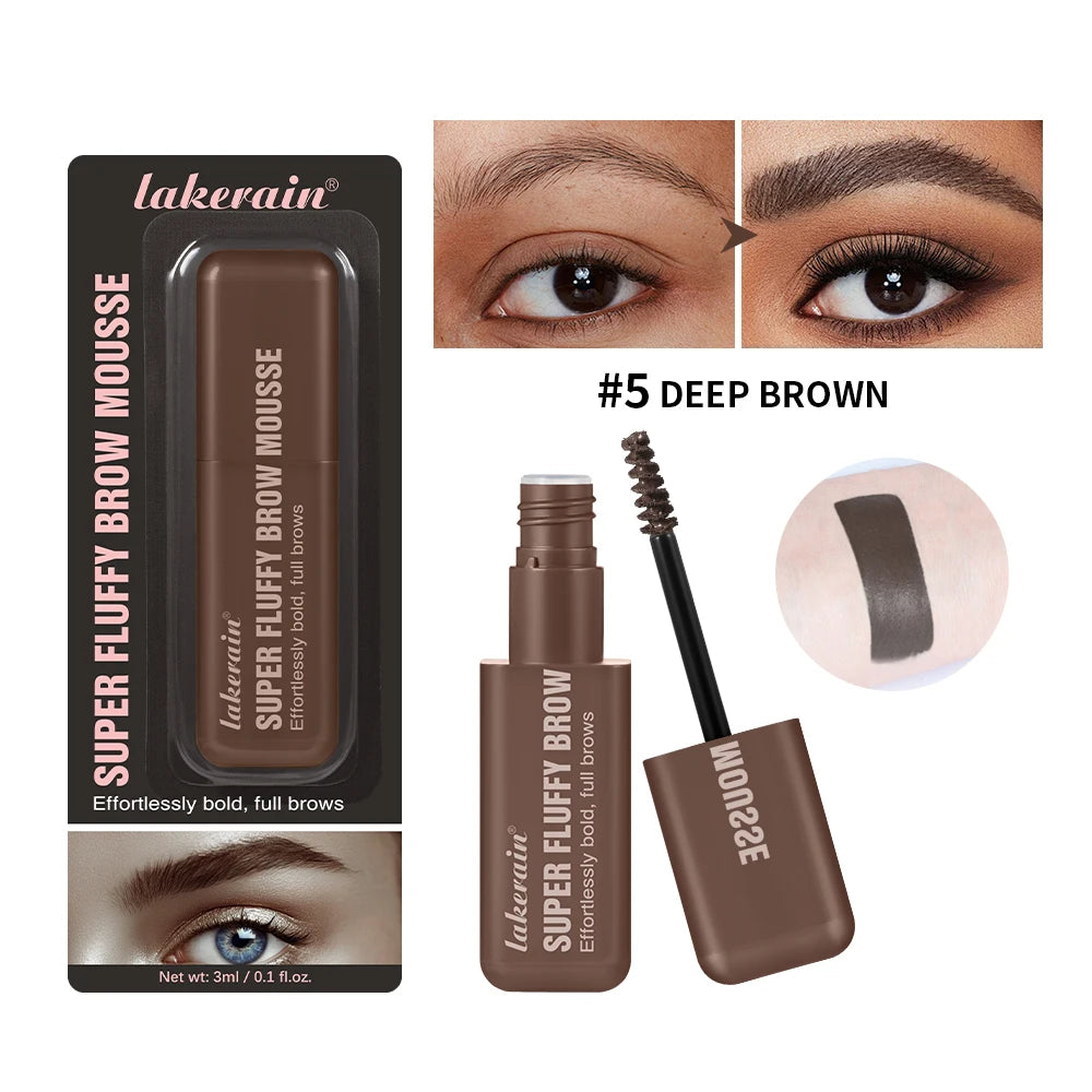 Eyebrow Mousse and Volumizing Brow Gel for Natural Full Brows Daily Makeup