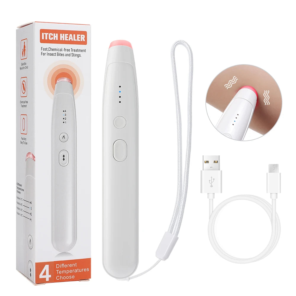Electric Itch Relief Pen and Insect Bite Soother for Outdoor Summer Travel