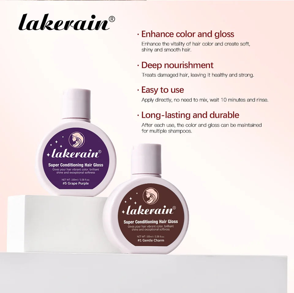 Super Conditioning Hair Gloss and Semi Permanent Hair Glaze for Vibrant Shine