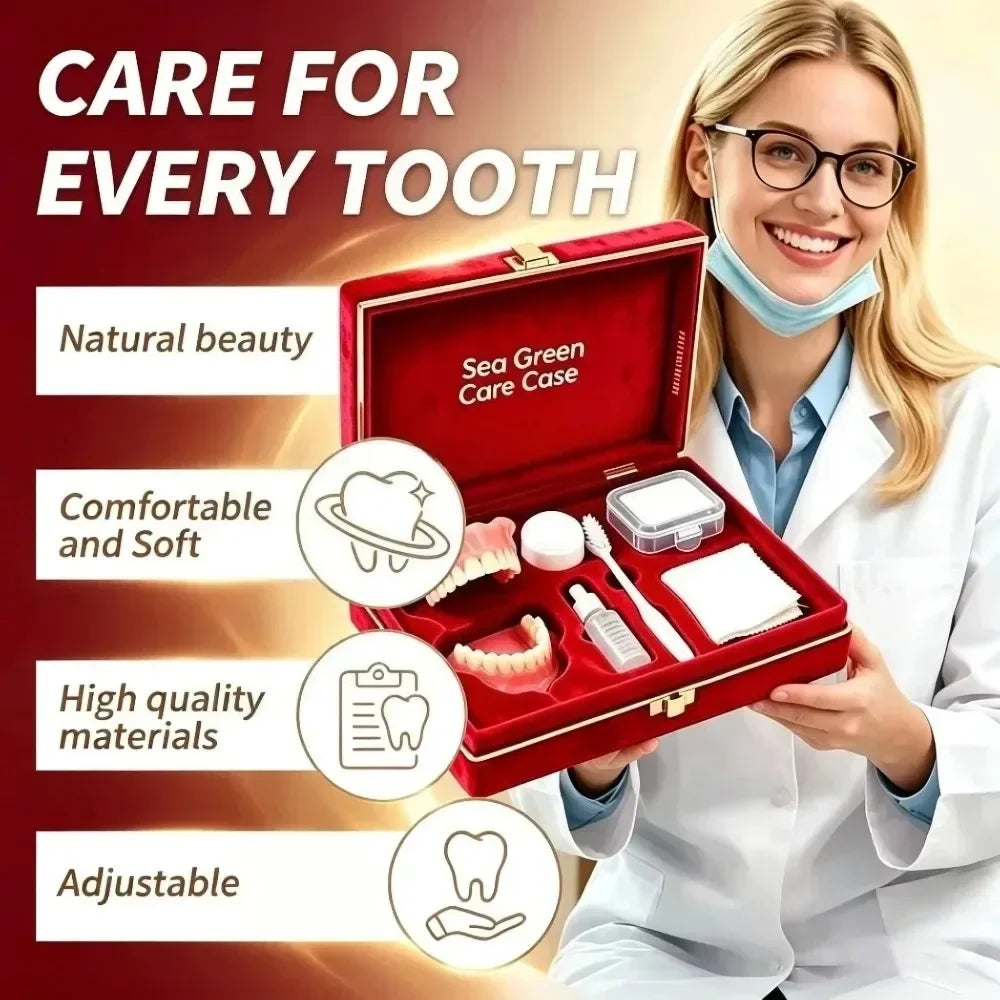 Full Mouth Silicone Dentures and False Teeth Set for Adults Seeking Comfort