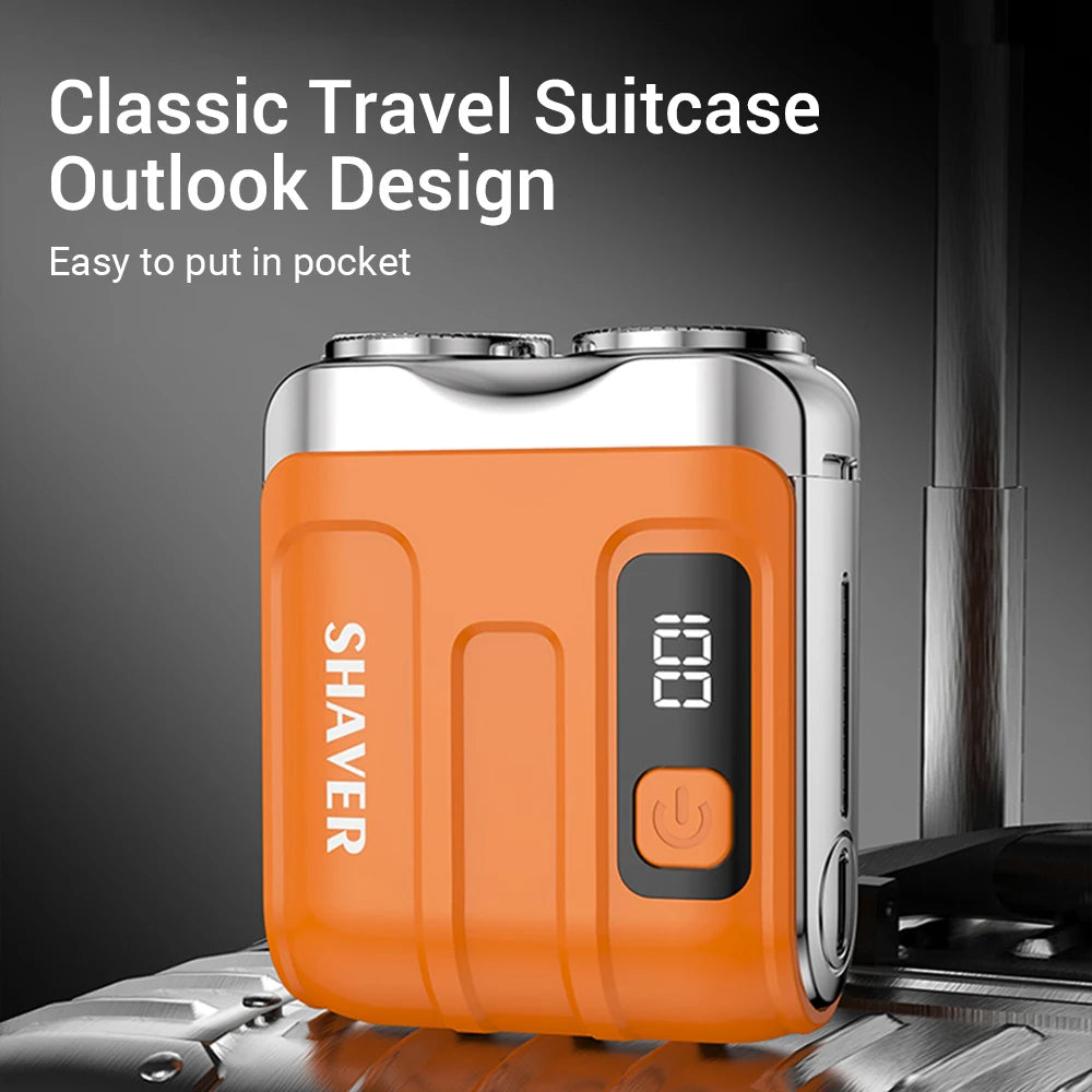Mini Electric Shaver and Portable Grooming Razor for Daily Travel and Home Use
