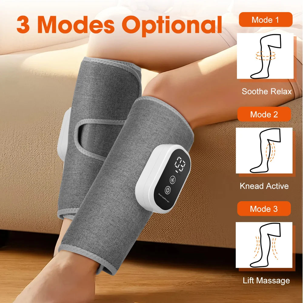 Wireless Calf Massager and Leg Compression Wrap for Recovery and Circulation - 13