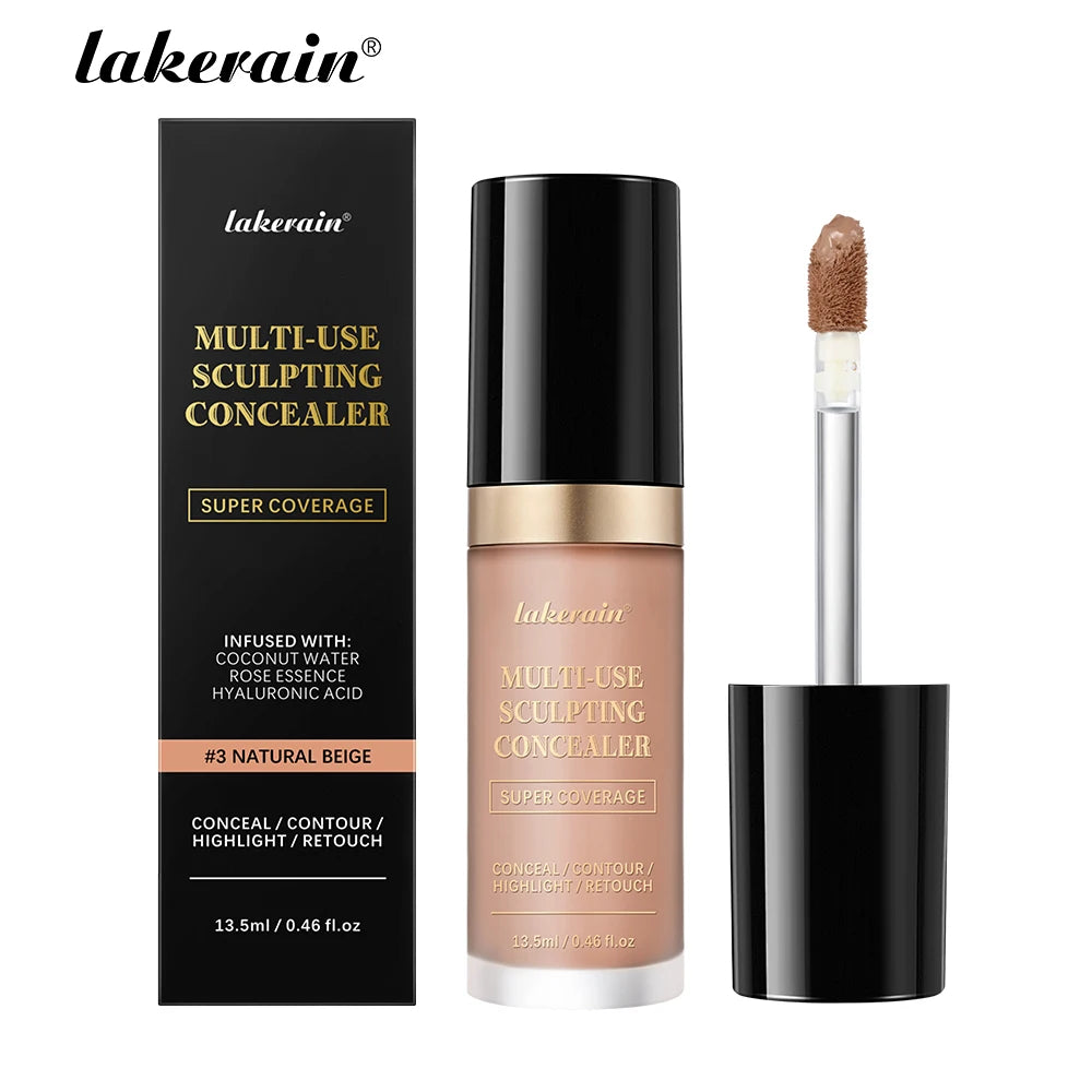 Liquid Concealer and Sculpting Makeup for Flawless Coverage and Face Contouring