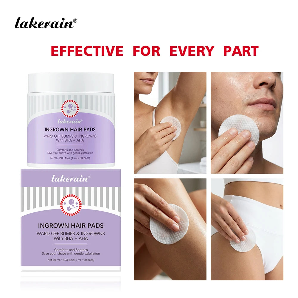 Ingrown Hair Pads and Razor Bump Treatment for Smooth Skin After Shaving - 1