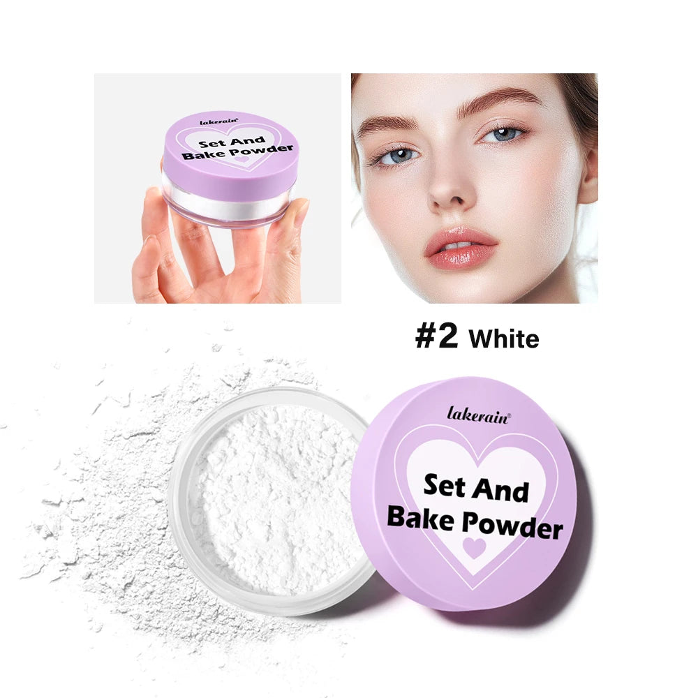 Loose Baking Powder and Translucent Setting Powder for Long Lasting Matte Makeup - 19