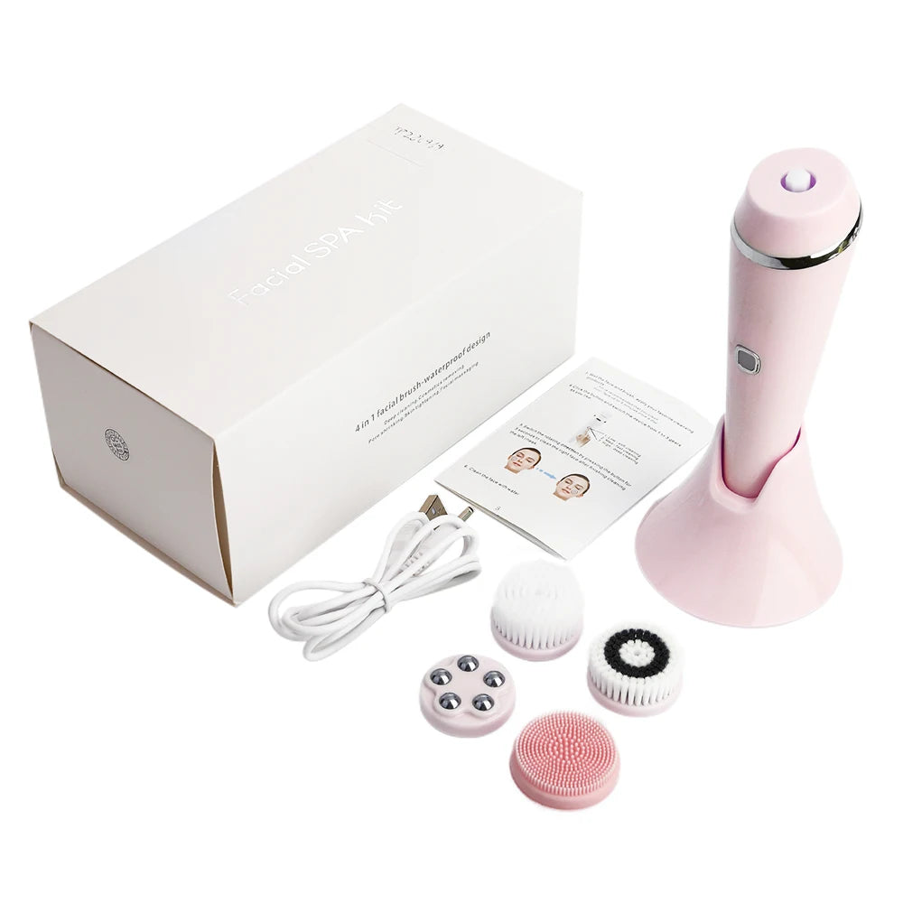 Electric Facial Cleansing Brush and Pore Cleaner for Daily Skincare Routine - 17
