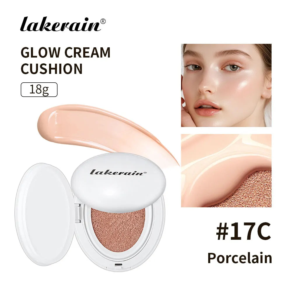 Semi Matte CC Cream Cushion and Long Lasting Foundation for Flawless Face Makeup - 50