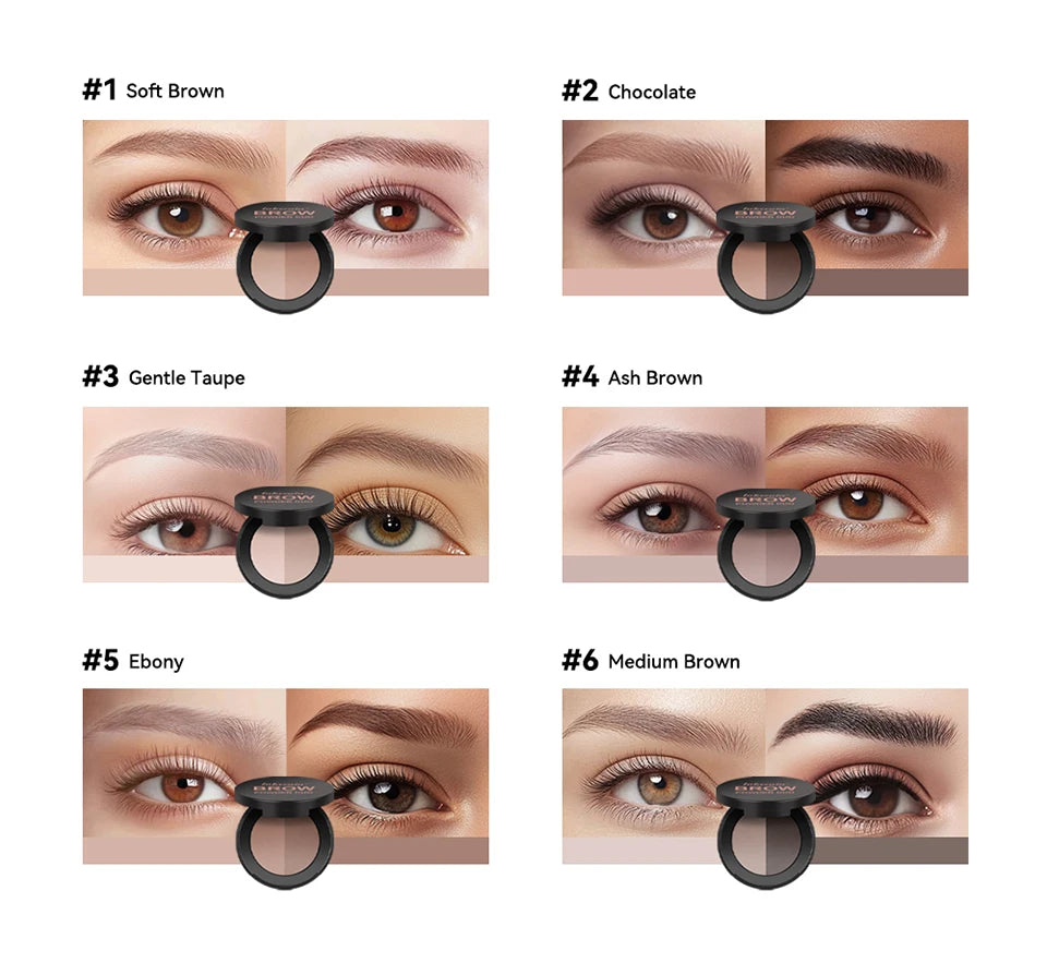 Brow Powder Duo and Eyebrow Enhancer for Natural Defined Eyebrows and Contouring - 10