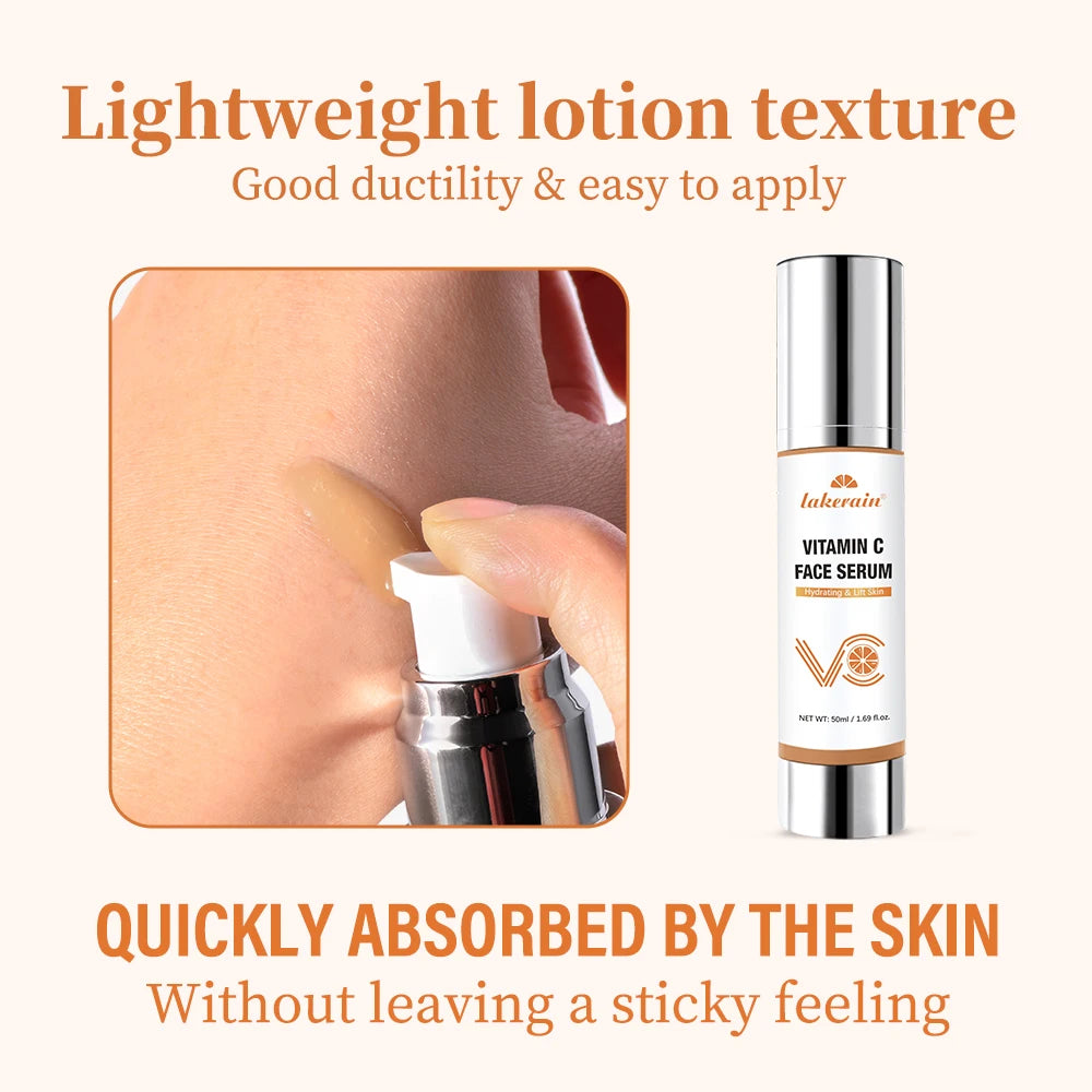 Vitamin C Face Serum and Hydrating Skin Essence for Daily Radiant Facial Care