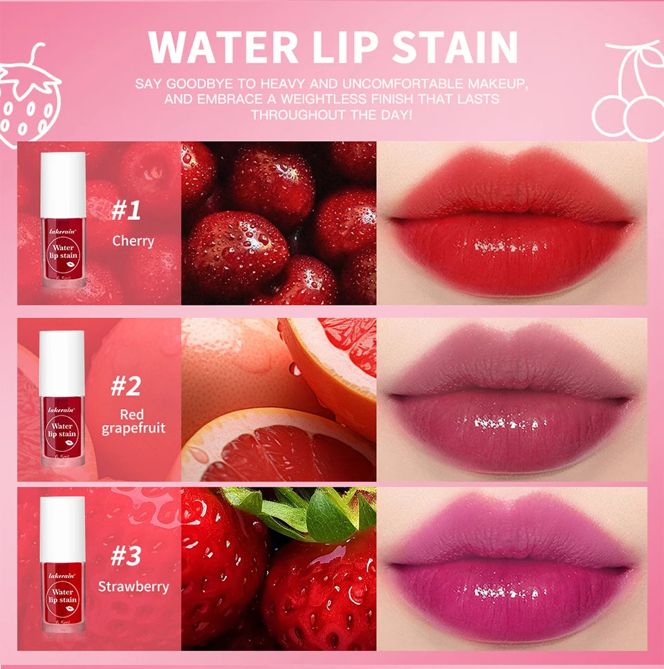 Water Lip Stain and Liquid Blush for Natural Daily Makeup and Hydrated Look - 9
