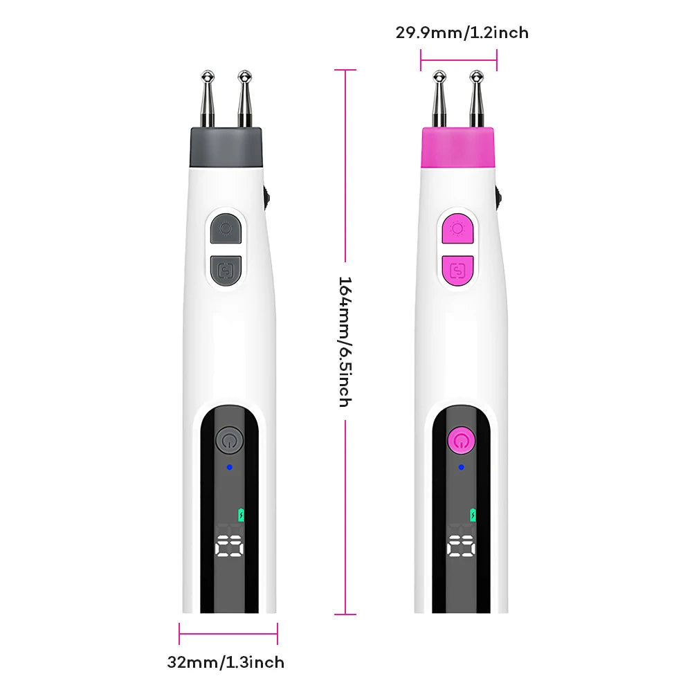 Handheld Massage Pen and Electric Body Massager for Neck and Back Muscle Relief - 17