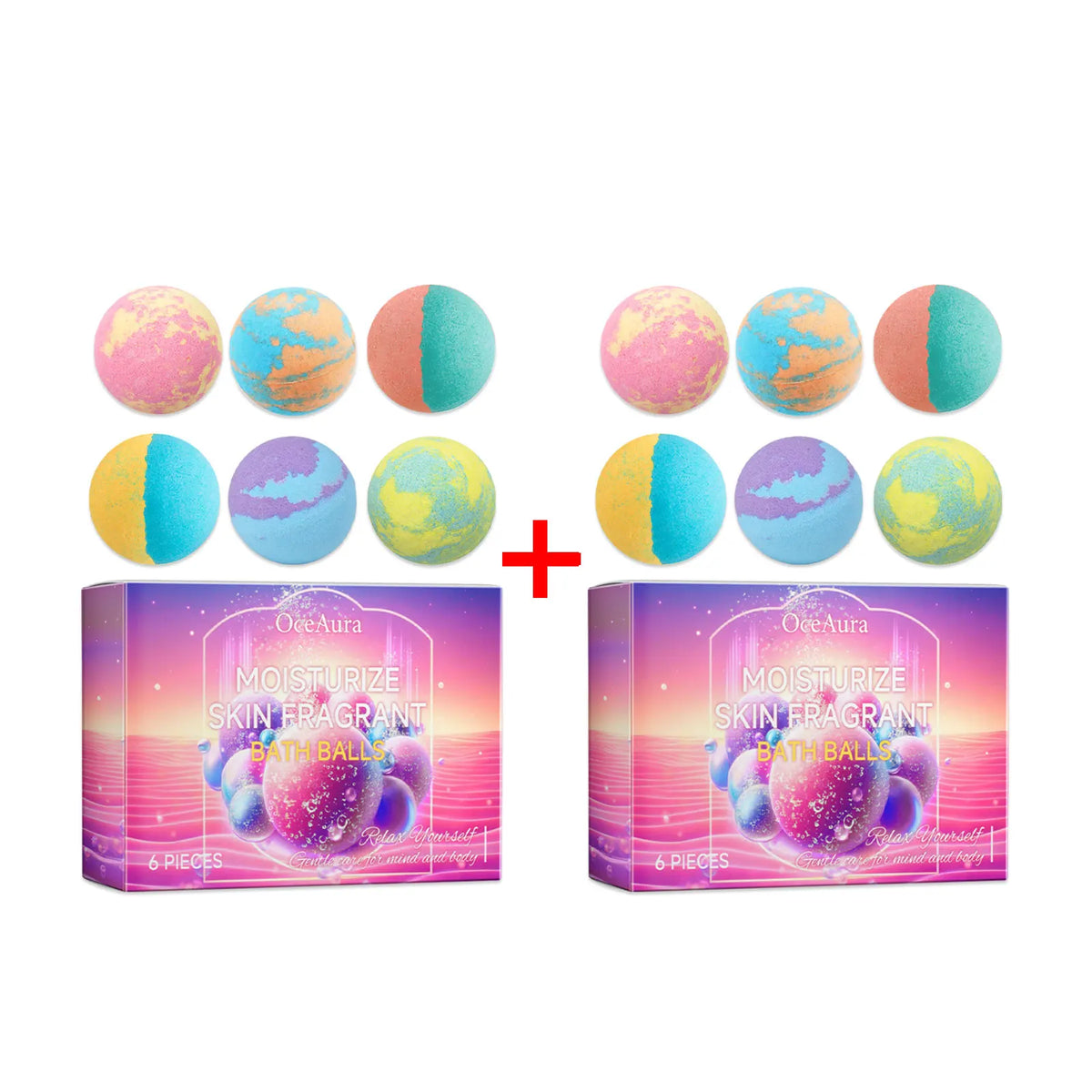 Bath Bombs and Fragrant Spa Balls for Deep Body Relaxation and Skin Care