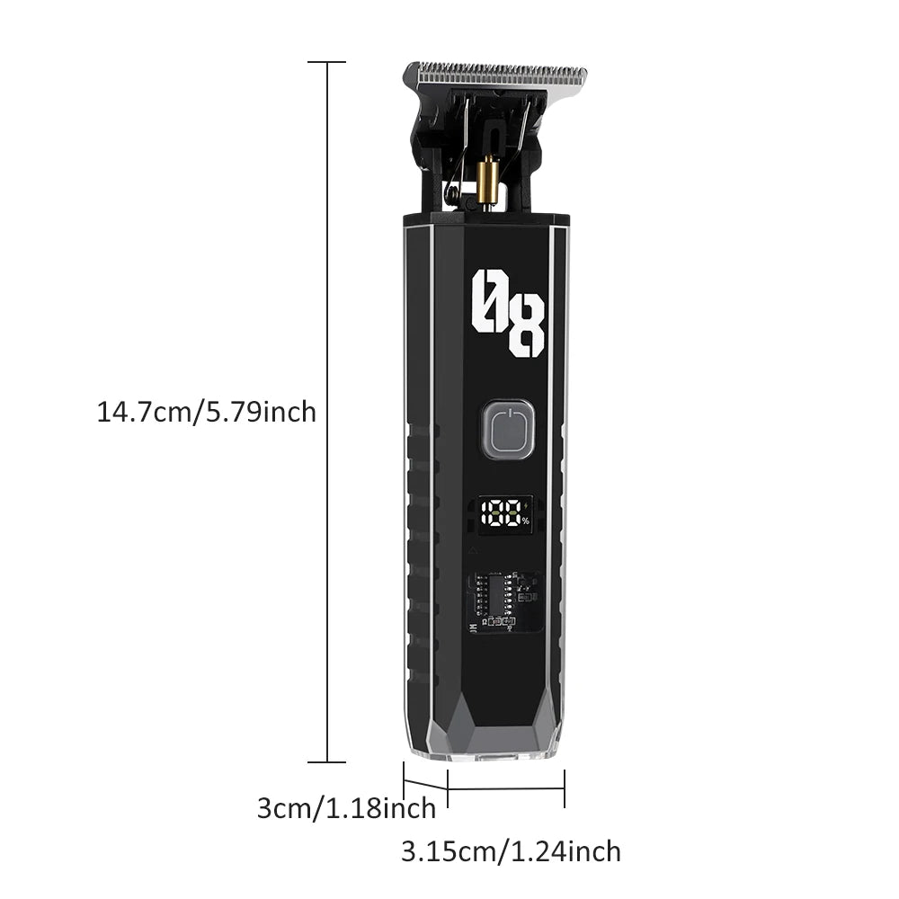 Hair Clipper and Electric Trimmer for Professional Grooming and Home Haircuts