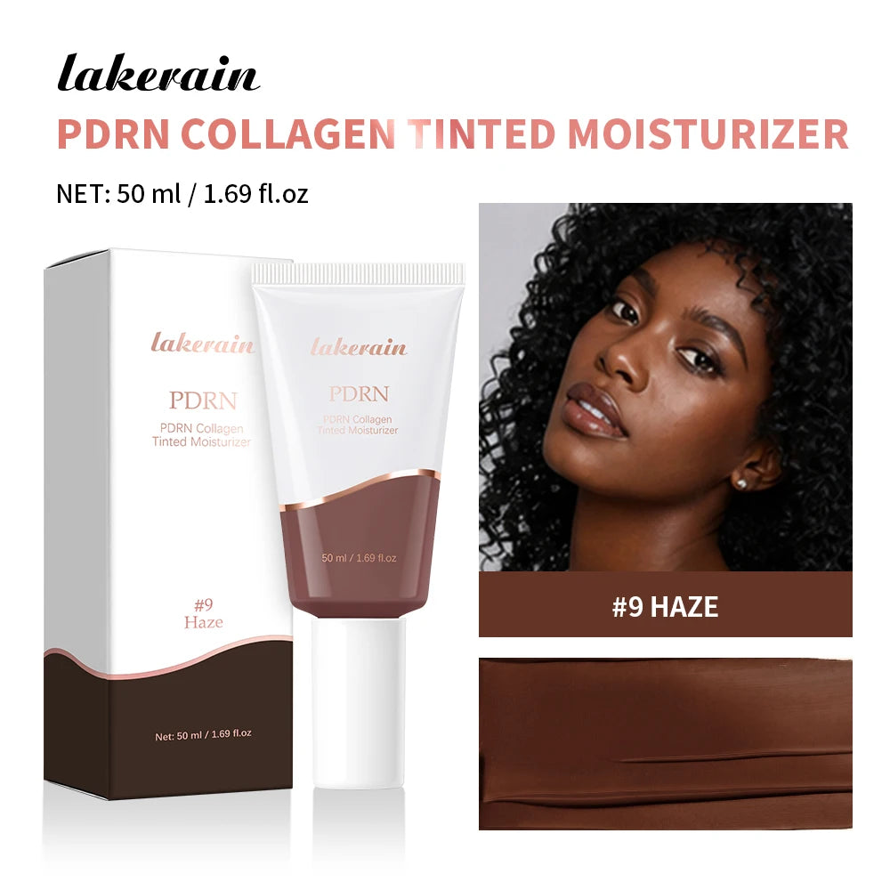 PDRN Collagen Tinted Moisturizer and Radiant Skin Foundation for Daily Glow Makeup