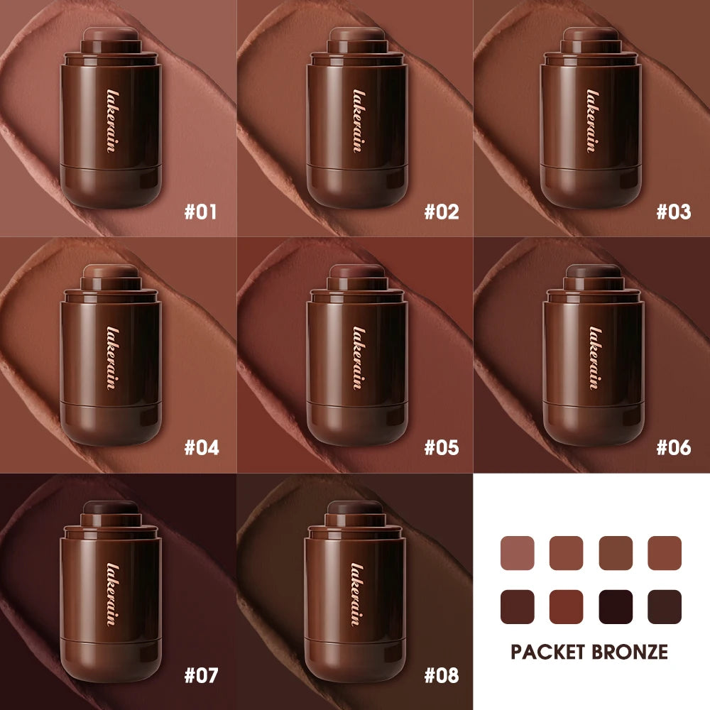 Cream Bronzer Stick and Face Contour Makeup for achieving a sun-kissed look - 2