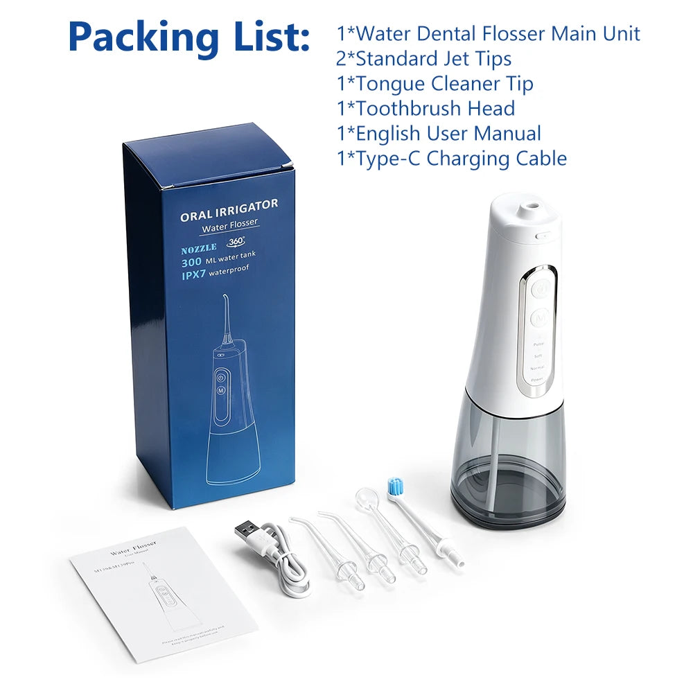 Water Dental Flosser and Oral Irrigator for Braces and Deep Teeth Cleaning Routine - 16