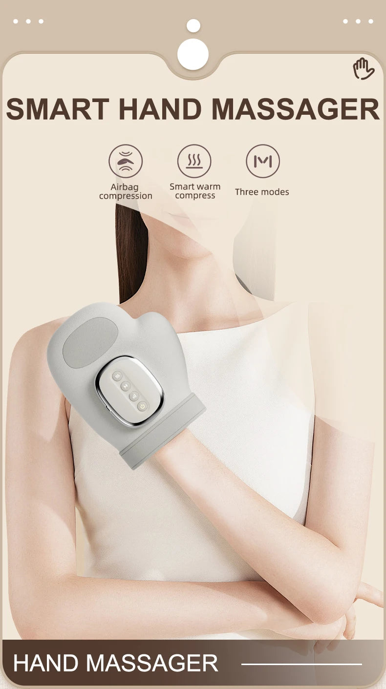 Hand Massager and Compression Glove for Daily Relief at Home or the Office