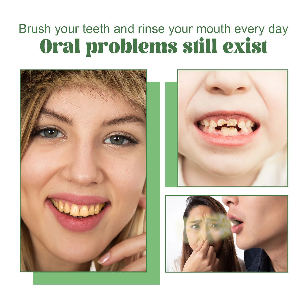 Whitening Foaming Toothpaste and Dental Mousse for Daily Teeth Stain Removal