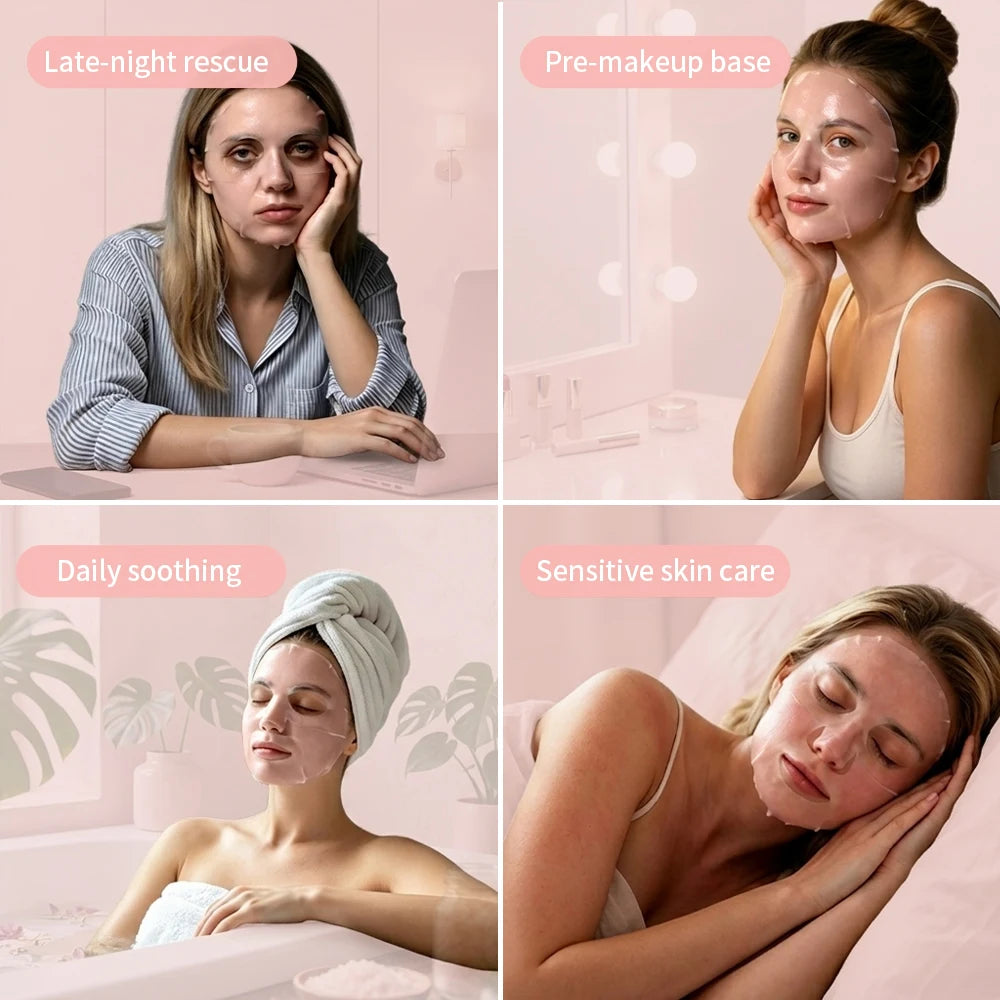 Salmon DNA PDRN Face Mask and Hydrating Sheet Mask for Daily Skincare Routine - 5
