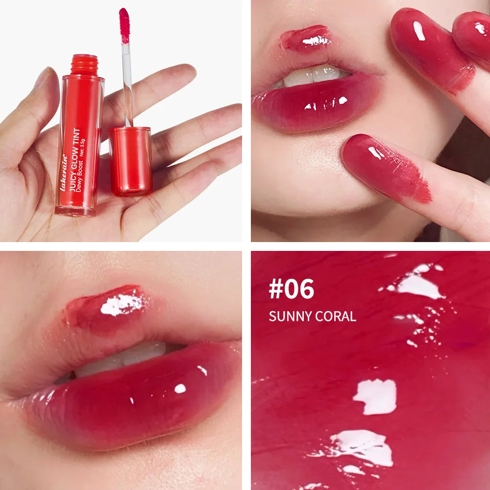 Mirror Lip Glow Tint and Juicy Lip Gloss for Long Lasting Hydration and Shine