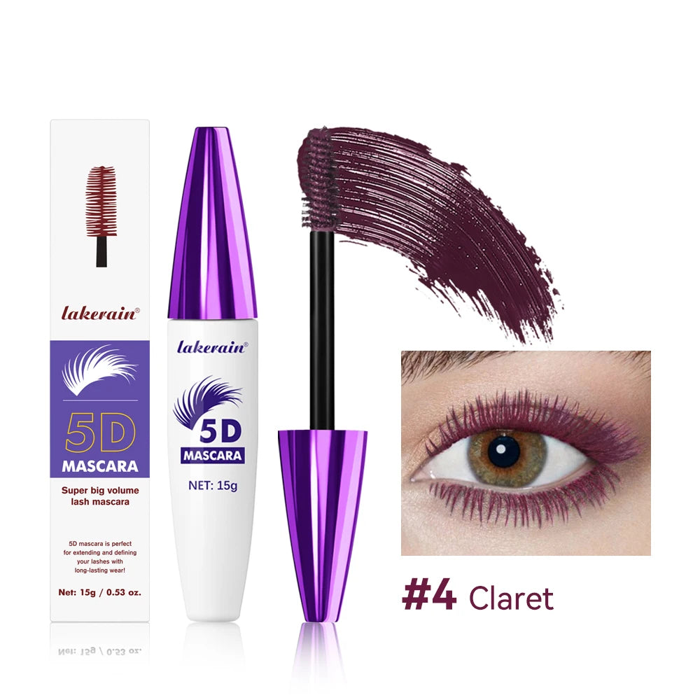 5D Mascara and Waterproof Lash Lengthening Volume Makeup for Daily Eye Styling