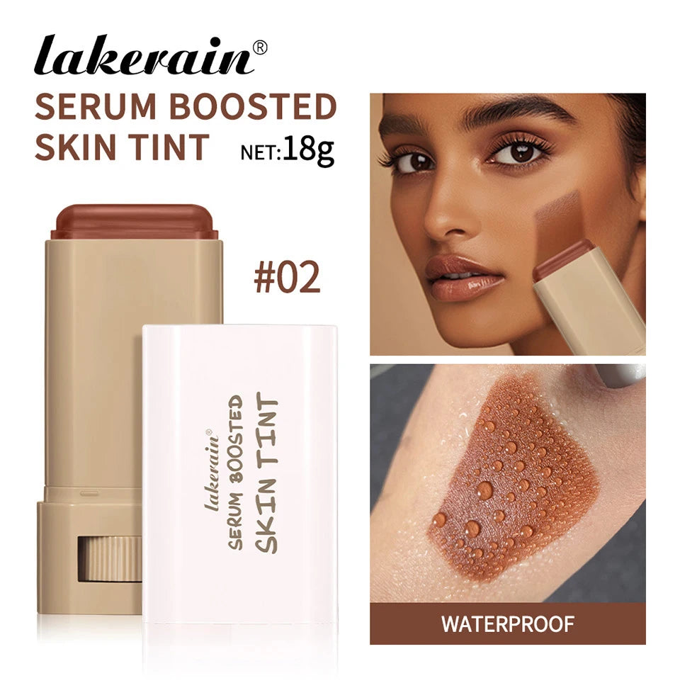 Foundation Stick and Pressed Powder Set for Daily Makeup and Holiday Gifting