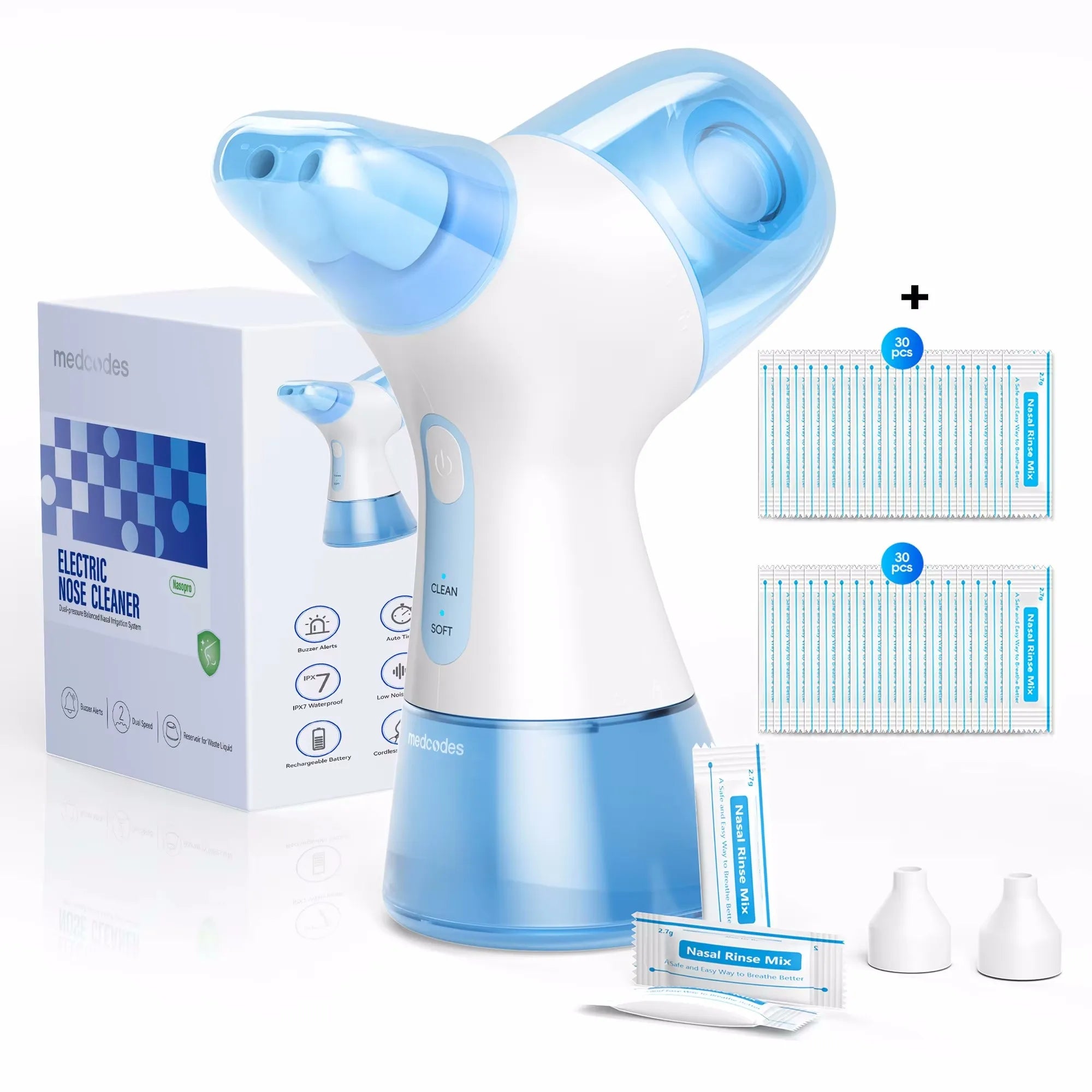 Electric Nasal Irrigation System and Sinus Rinse Machine for Daily Allergy Relief - 23