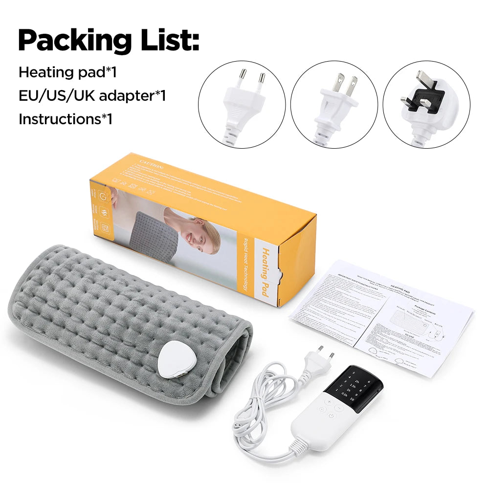Electric Heating Pad and Thermal Warming Mat for Targeted Pain Relief at Home - 21