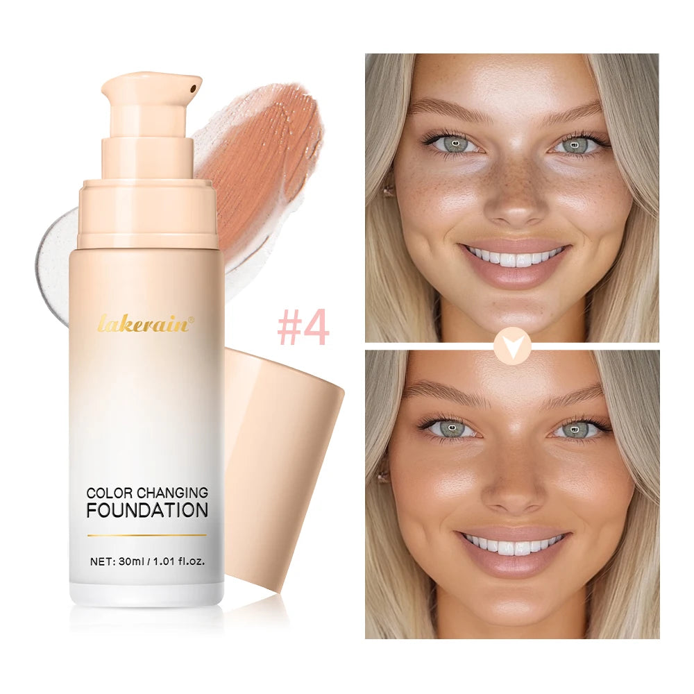 Color Changing Foundation and Liquid Face Concealer for Daily Natural Makeup Looks - 1