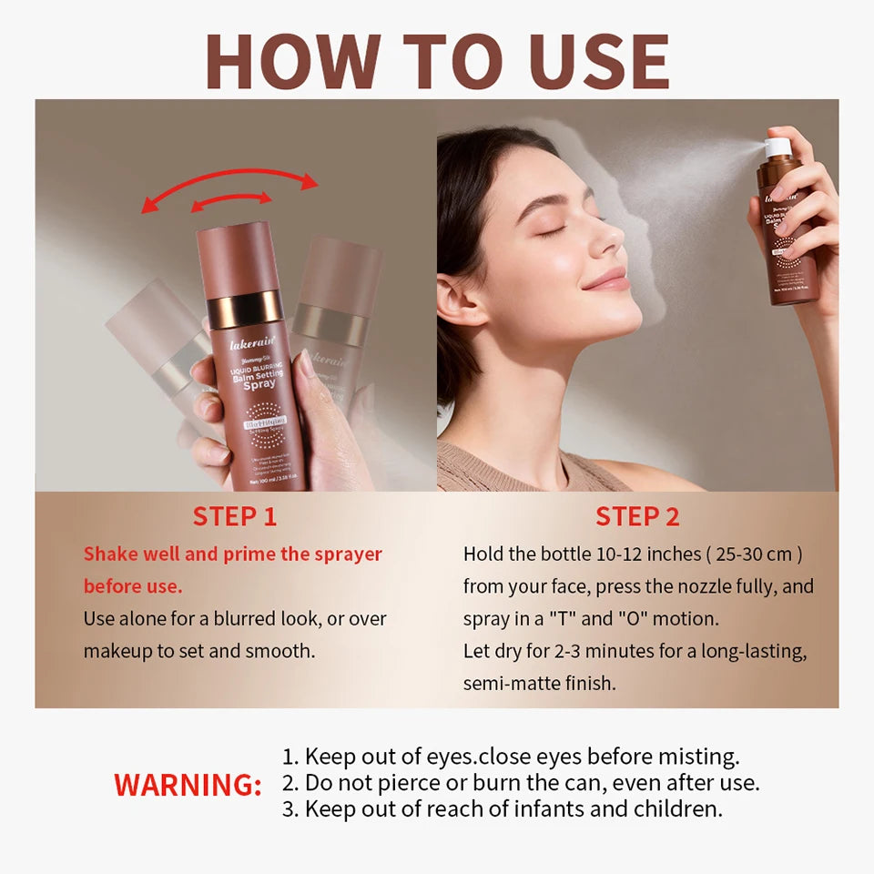 Liquid Blurring Balm Setting Spray and Makeup Fixer for long lasting daily wear - 14