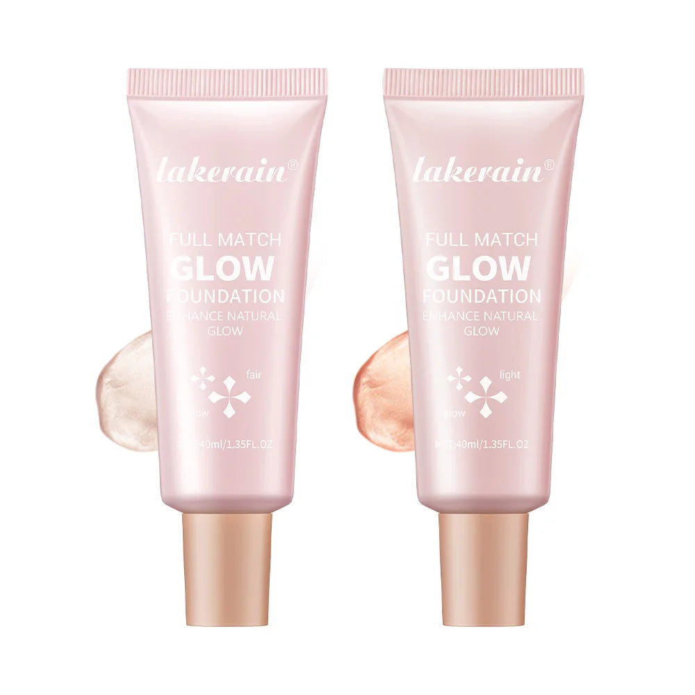 Liquid Glow Foundation and Radiant Skin Enhancer for Natural Daily Makeup Looks - 25
