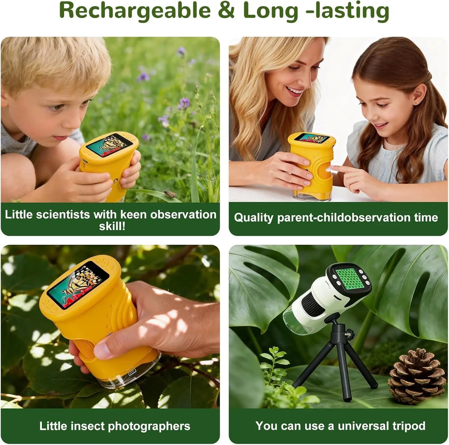 Handheld Microscope and Digital Science Toy for Kids Exploring Nature and Learning - 5
