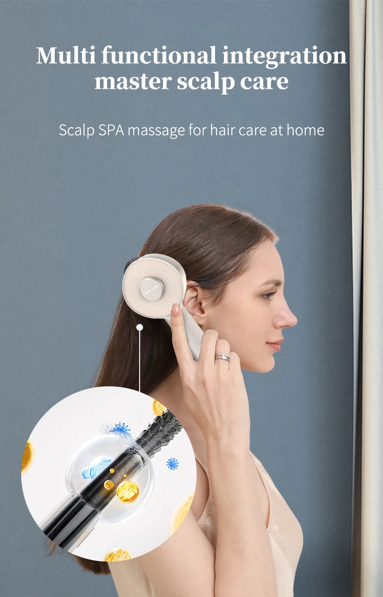 Electric Scalp Massager and Hair Oil Applicator Brush for Daily Hair Care - 9