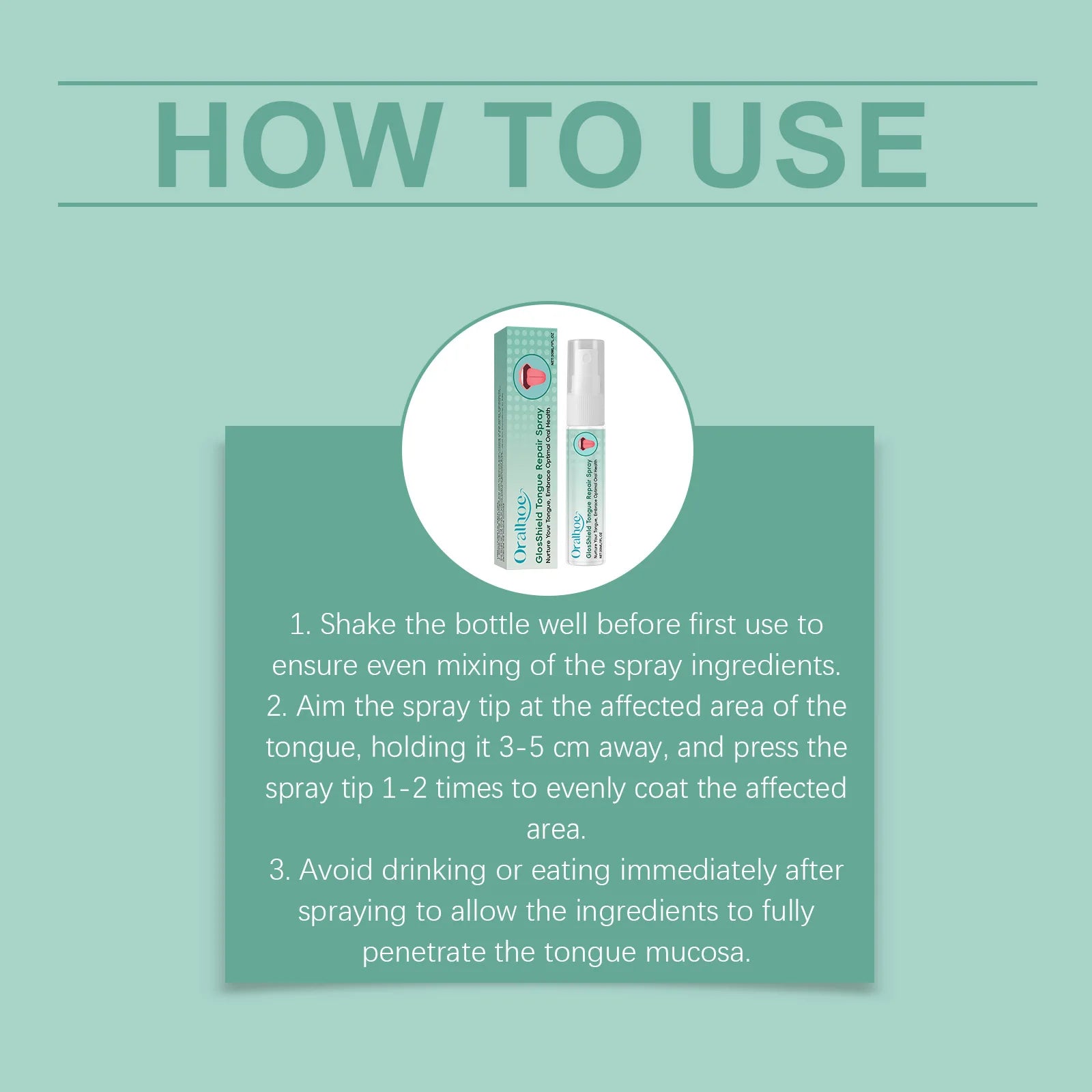 Tongue Repair Spray and Mouth Freshener for Daily Oral Care and Bad Breath - 12