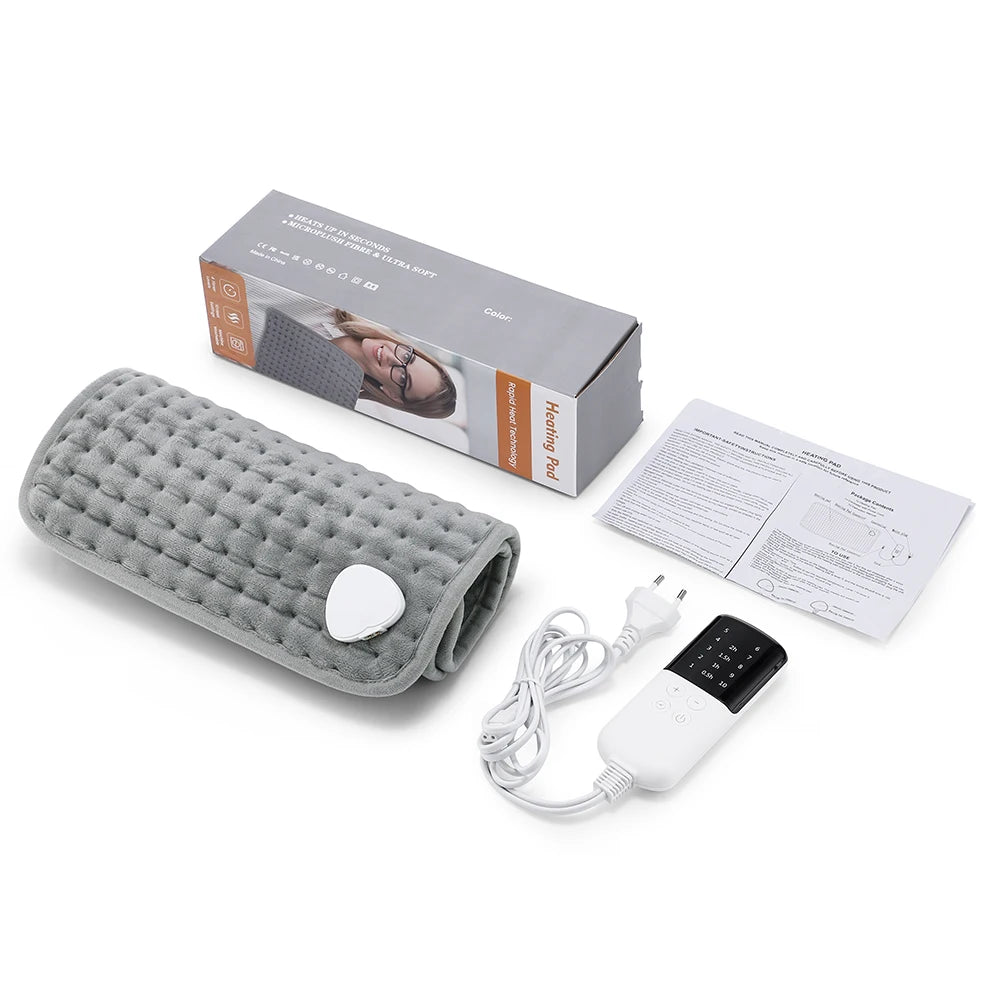 Electric Heating Pad and Thermal Warming Mat for Home and Office Pain Relief