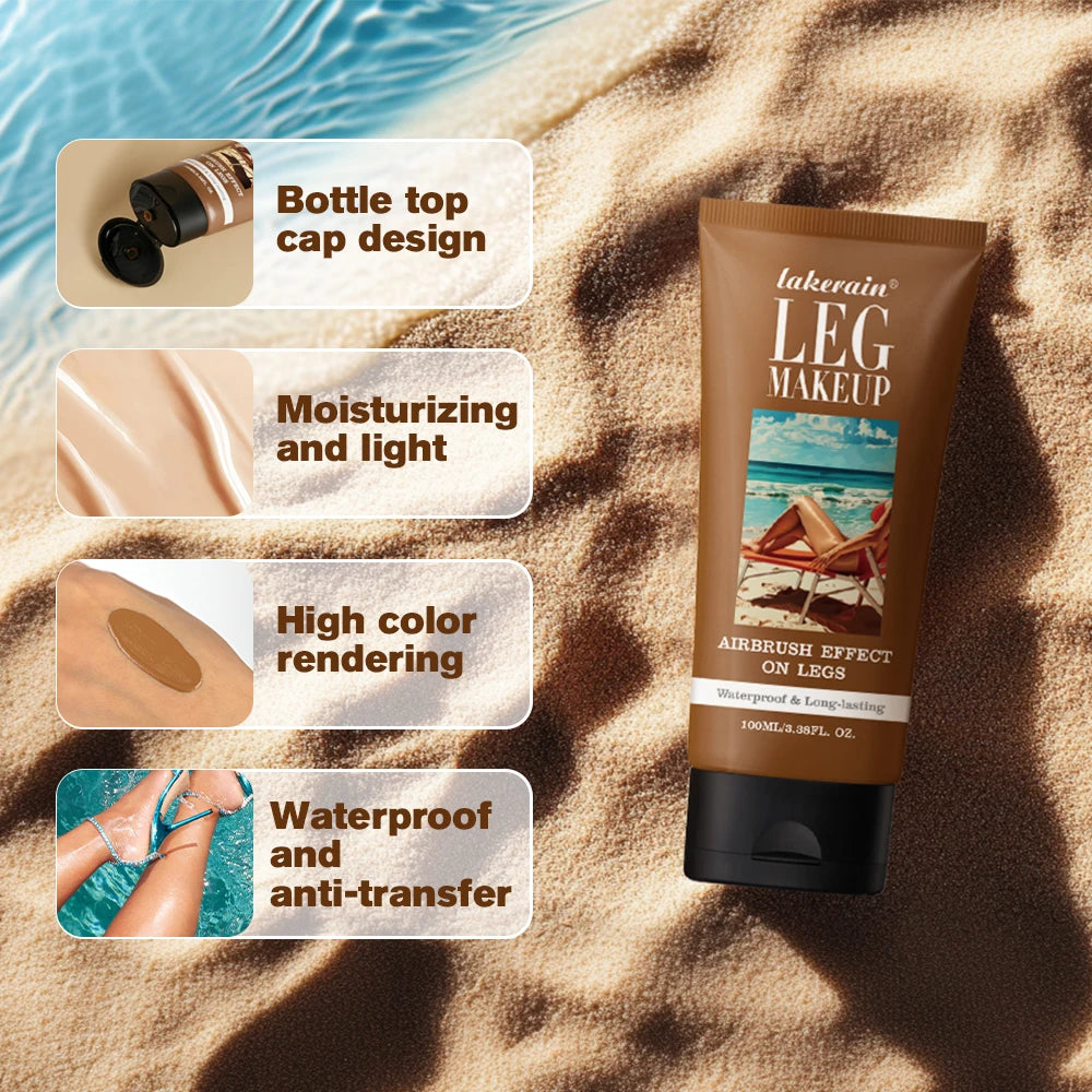 Leg Makeup Lotion and Body Foundation for Smooth Even Skin Tone Daily Wear