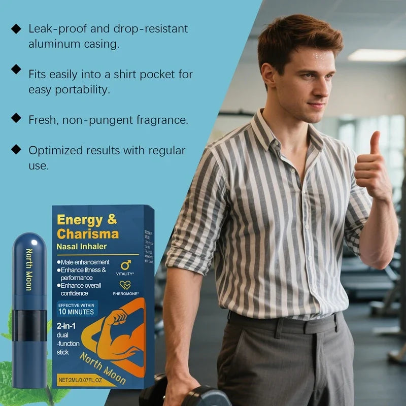 Nasal Suction Stick and Energy Inhaler for Daily Male Performance and Body Care - 8