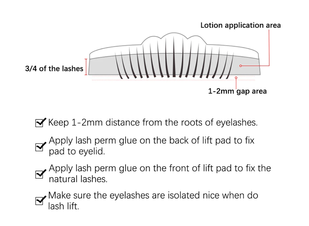 Lash Lift Kit and Eyelash Perming Set for Professional Home Beauty Treatments - 9