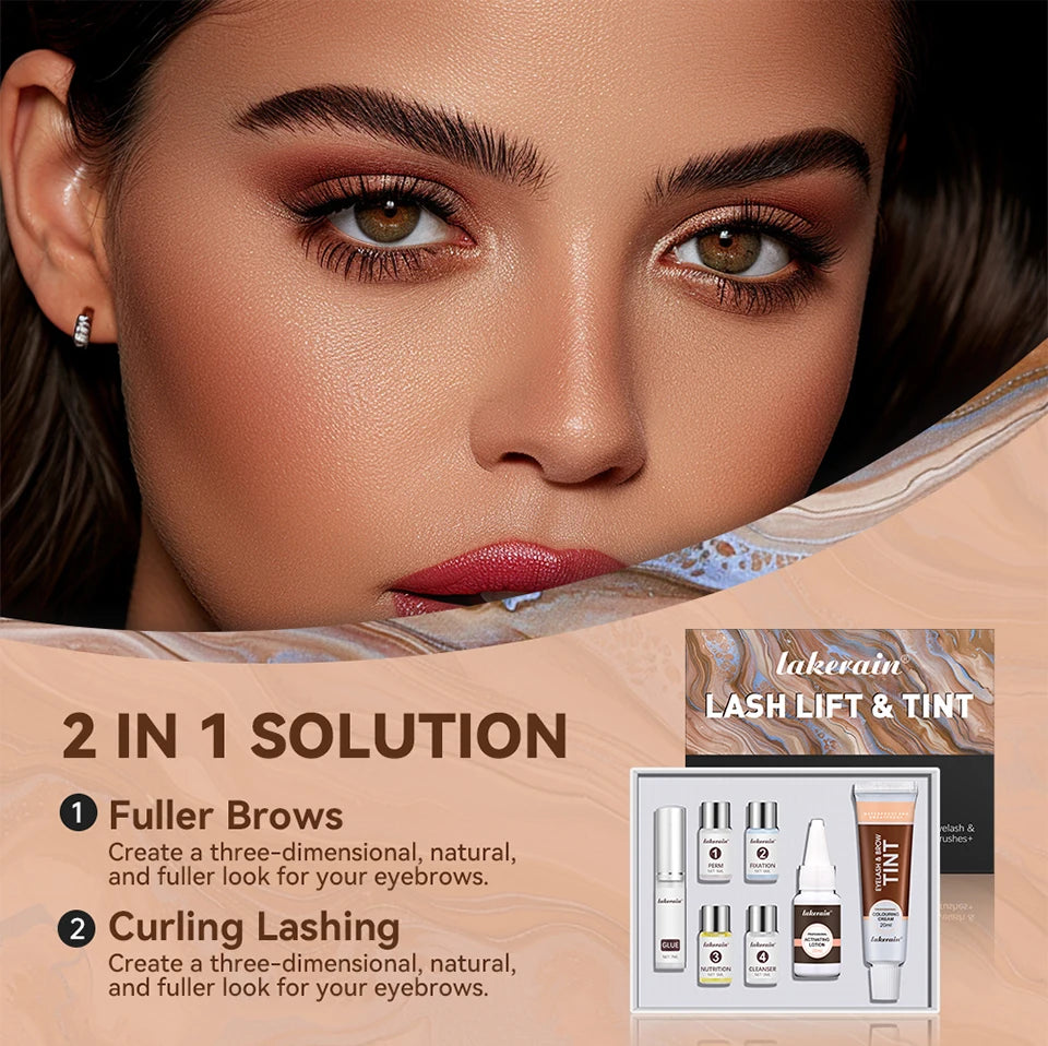 Lash Lift and Tint Kit and Eyelash Perming Set for Professional Eye Makeup