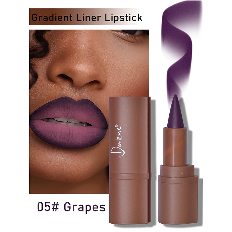Matte Lip Liner and Velvet Lipstick Pencil for Precise Long Lasting Daily Makeup - 15