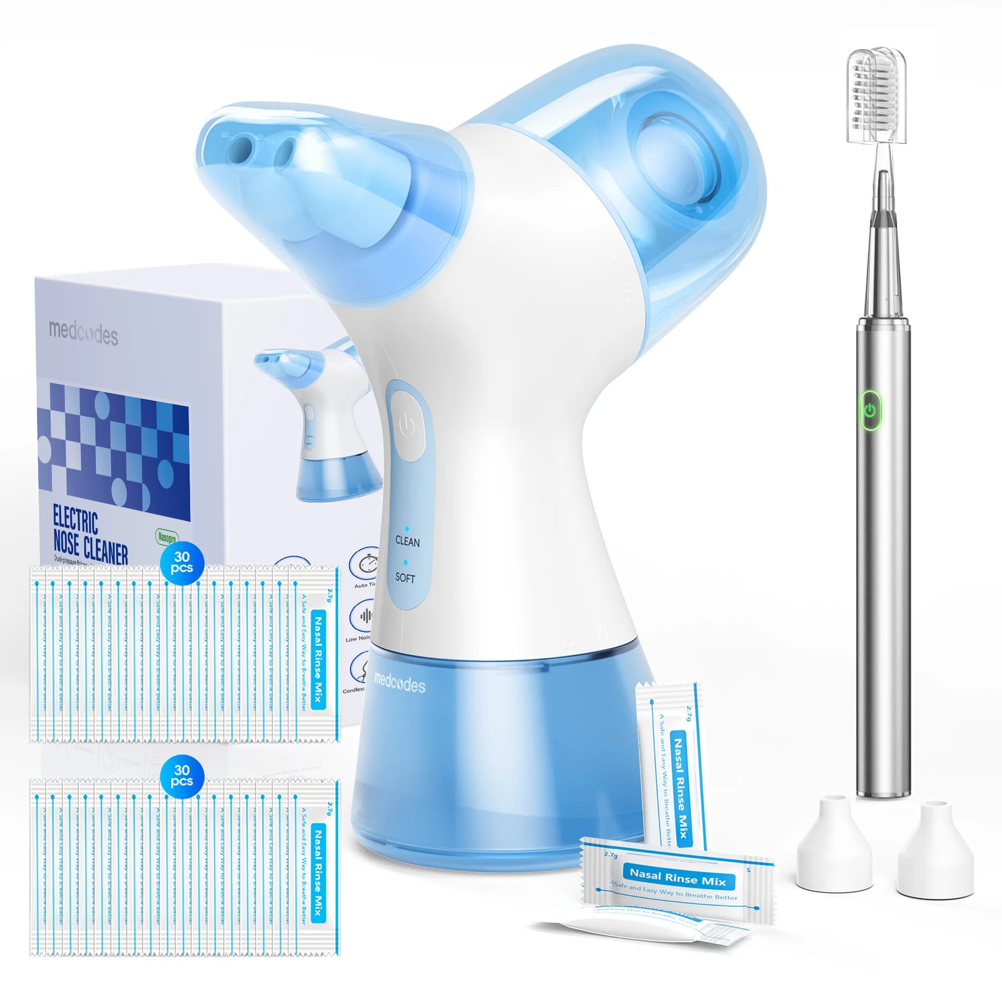 Nasal Irrigation System and Sinus Rinse Kit for Daily Congestion Relief Care - 29