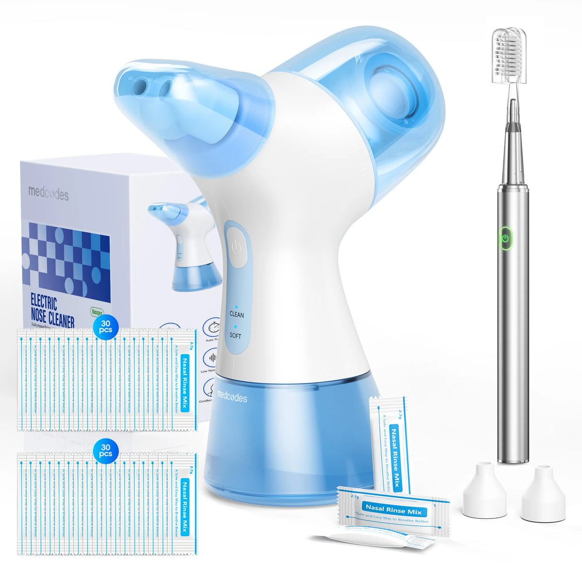 Nasal Irrigation System and Sinus Rinse Kit for Daily Congestion Relief Care