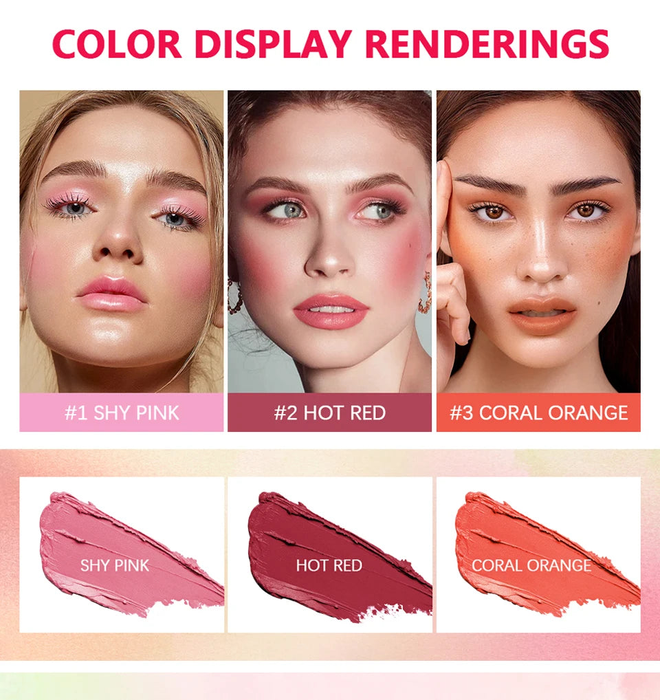 Tinted Moisture Blush Stick and Cream Color Blusher for Daily Natural Makeup - 8